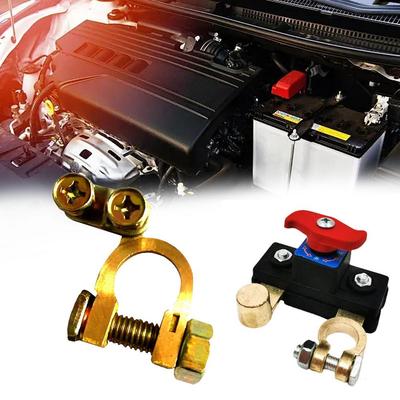 Dual Voltage Battery Master Cut Off Switch 12/24V Zinc Alloy Structure Negative Pole Disconnect Tool Free Knob PCB Design