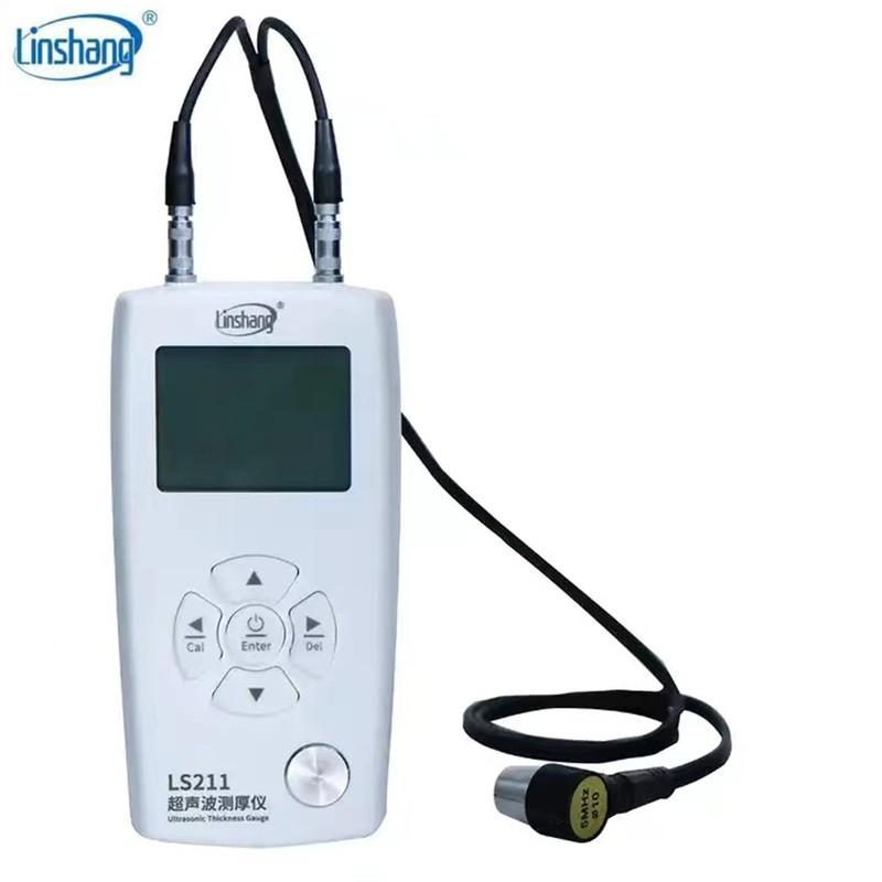 Linshang LS211 0.001mm UT Ultrasonic Thickness Gauge Meter Tester NDT UTG UTM Measurement Tool for Pipe Wall Metal Steel