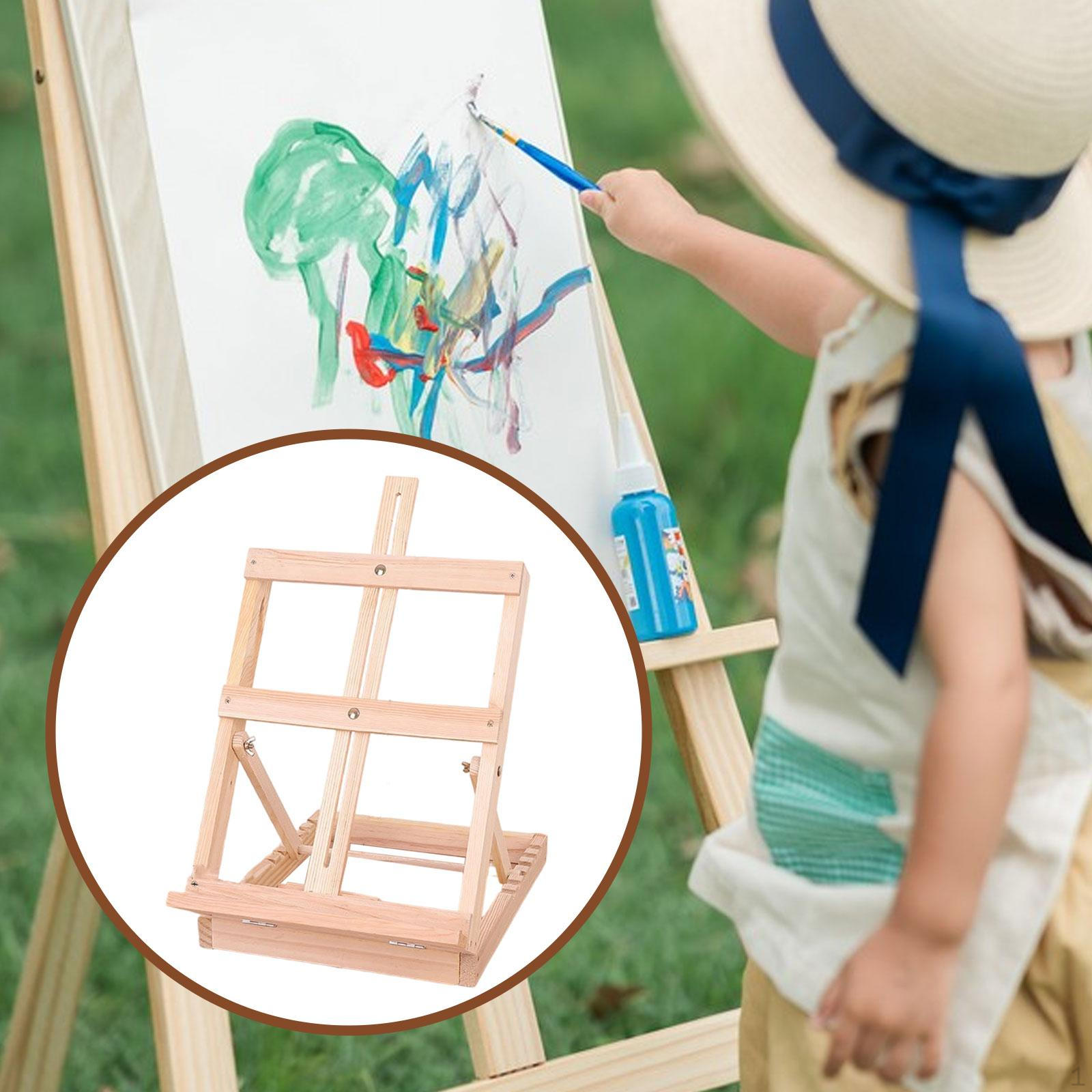 

Настольный мольберт с регулируемым углом наклона, легкая доска для эскизов, живопись для художников Pine Wooden