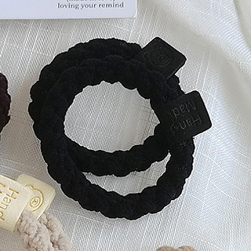 Chic Plush Bun Hairband with Elastic Intestine Design