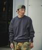 GORDON MILLER Men's Sponsor Print Sweatshirt, 12.7 Oz. Crew Neck, XL, Charcoal Gray, 1745176