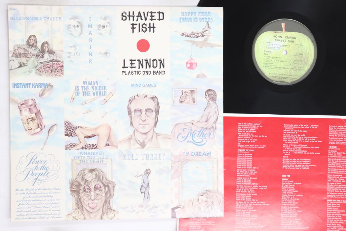 

LP Record JOHN LENNON / THE PLASTIC ONO BAND - Shaved Fish SW3421 Apple Records 1975 US Rock Used