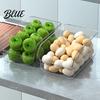 Clear Food Storage Bin Egg Box Opening Large Bin Refrigerator Design Transparent Drawer Food-Grade Crisper Box for Kitchen Cabinet
