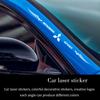 For Mitsubishi Lancer EX Outlander Xl Colt Delica Pajero 1Pc Laser Sticker Car Sticker Glass Sticker Laser Color Car Accessories SX6