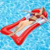 Swimming Pool Lounger Party Toy Inflatable Floats for Kids Adults Red