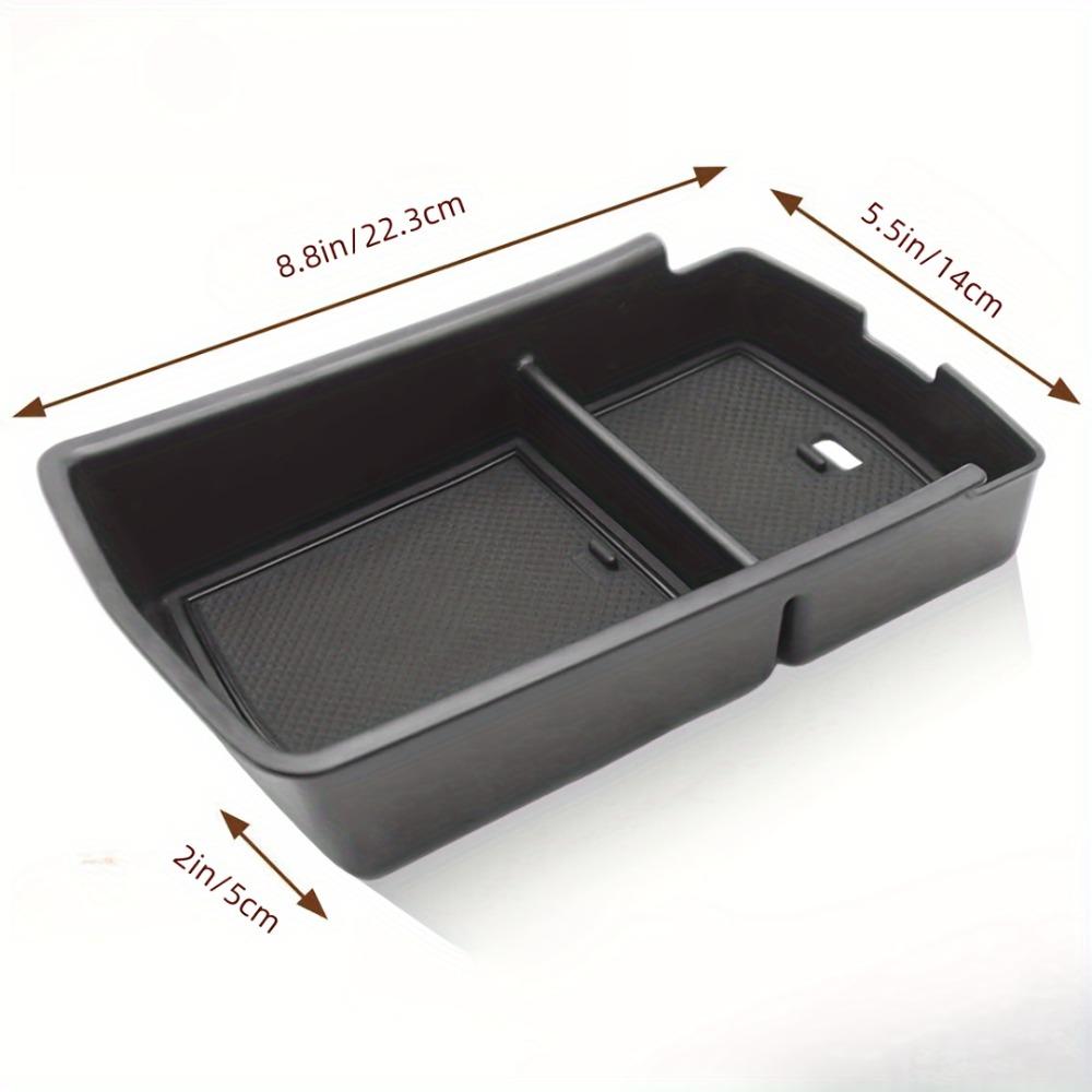 Car Accessories Center Console Box Storage Box Armrest Box Storage Box Black ABS Interior For Volkswagen VW ID4  2024 Style A