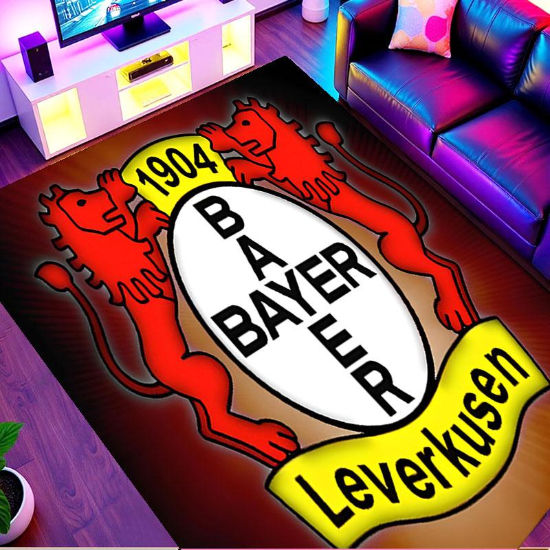 Bayer 04 Leverkusen Print Rug, Washable Floor Carpet, For Entryway Dorm Laundry Room Office Study, Home Decor Birthday Christmas Gift