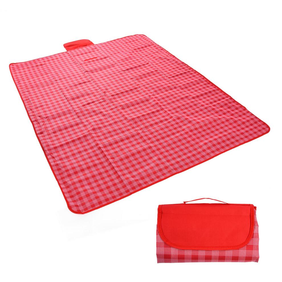 Machine Washable Outdoor Blanket, Outdoor Picnic Blanket, Foldable Lightweight Blanket, Oversized for 6-8 Seating Or 4 Lying, Gingham Picnic Mat,