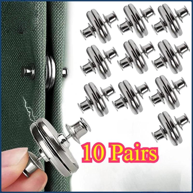 Home Curtain Metal Magnetic Curtain Button Clip 5/10 Set Adjustment Curtain Clip Accessories Cur