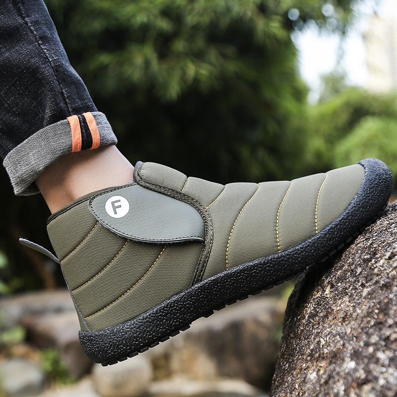 Winter Herren Baumwolle gepolsterte Schuhe Winter warme High Top Plüsch Stiefel