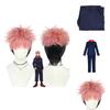Authentic Jujutsu Kaisen Yuji Itadori Cosplay Costume For Men And Women With Wig