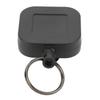 2Pcs Retractable Keychain Dirt Resistant Portable Stainless Steel Wire Anti Theft Key Chain