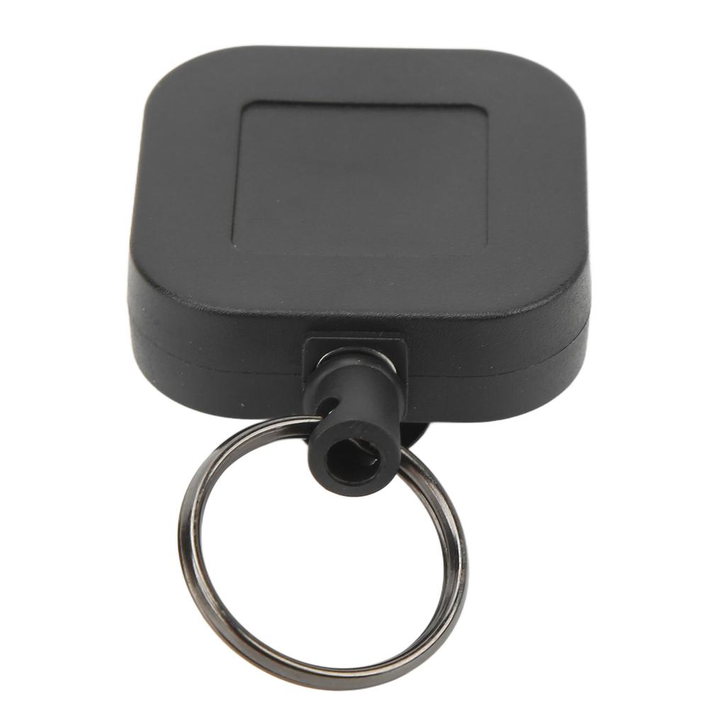 2Pcs Retractable Keychain Dirt Resistant Portable Stainless Steel Wire Anti Theft Key Chain