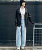 Marop 9164 Lightweight Wide Denim Pants (Light Indigo)