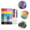 Fashion Art Rhinestones Set With 6 Different Styles Temperature Resistant Flat Back Items For Fabric Projects