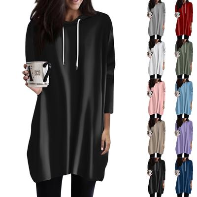 Women's  Hoodies Casual 3/4 Sleeve Shirts Fashion Print Tunic Tops With Pockets