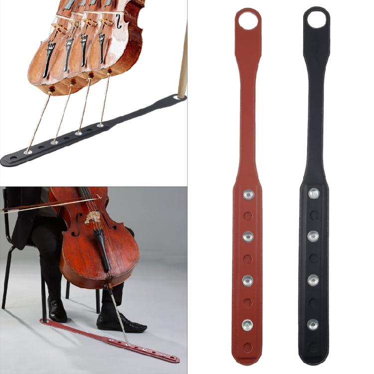 Anti-Scratch PU Leather Cello Non-slip Pad Cellists Cello Endpin Anchors Stopper