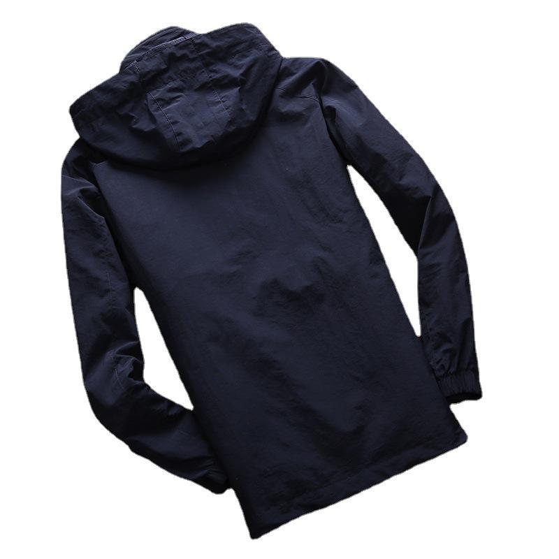 New Jacket Men's Spring and Autumn New Product Casual Medium and Long Top Youth Sports Outdoor Coat Men