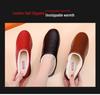Women's Waterproof Non-Slip Winter Shoes - Comfortable Leather Slippers for Mid-Aged & Elderly