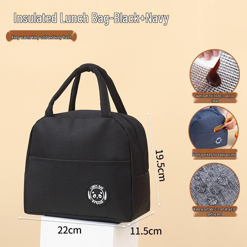 Insulated Waterproof Bento Lunch Tote with Thick Aluminum Foil - Free Shipping