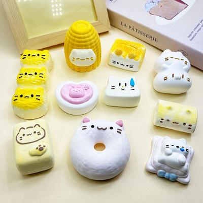 Cartoon Kitten Silicone Mold for DIY Chocolate, Cake, Plaster, and Soap Decoration.