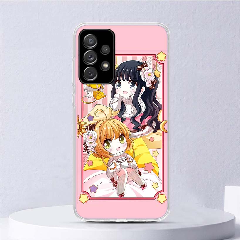 CardCaptor Sakura Anime Soft Case For Samsung Galaxy A17 A16 A26 A36 A56 A15 A14 A13 A55 A54 A53 Phone Cover A25 A35 A24 A34 A23