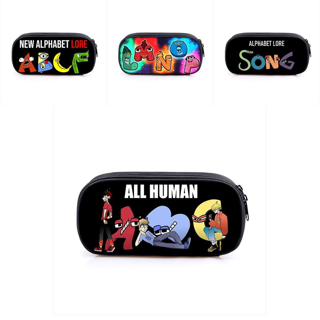 Pencil Pouch Bag Alphabet Lore Large Capacity Student Gift