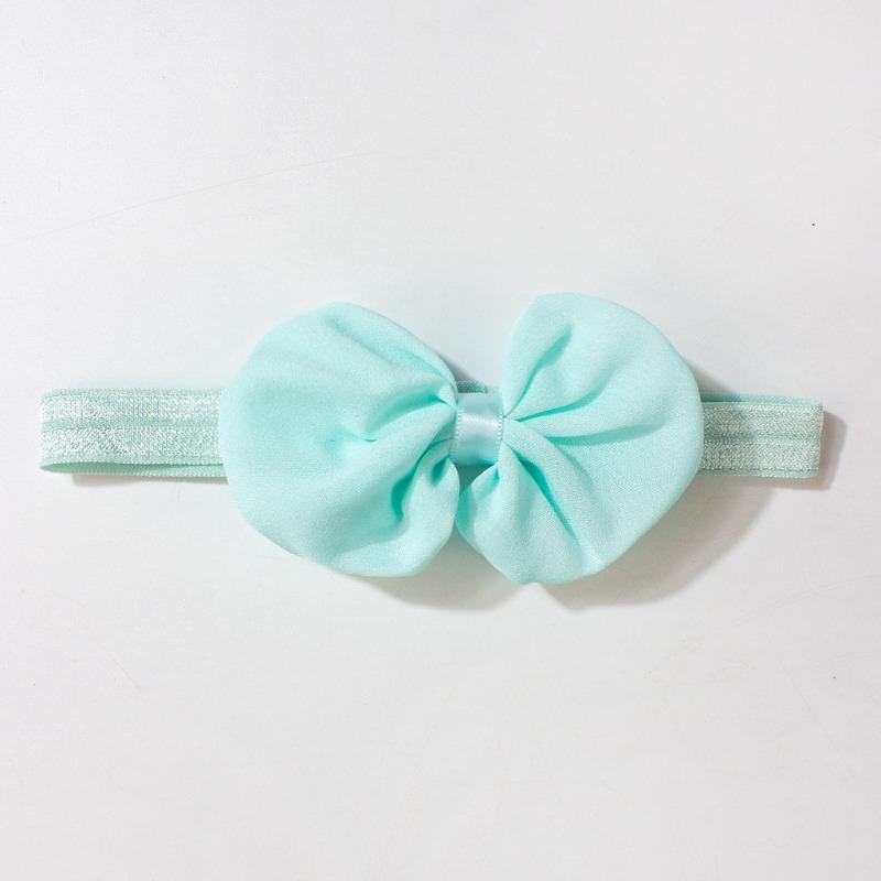 Children's headband hair accessories, chiffon bow elastic headband, newborn baby headband flower headscarf