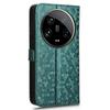 For Xiaomi 14 Ultra Case Dots Imprinted PU Leather Wallet Stand Phone Cover