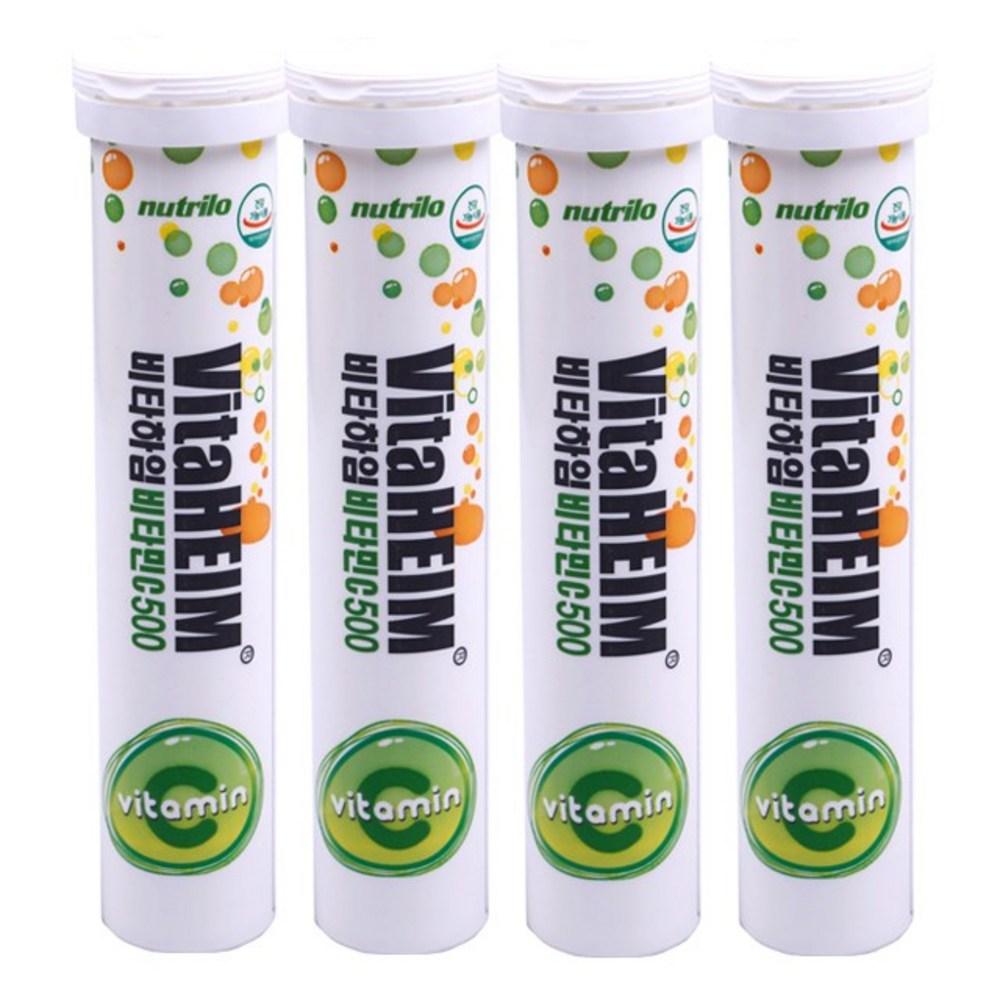 Vitaheim Effervescent Vitamin C Lemon Flavor 4 pcs 20 Tablets