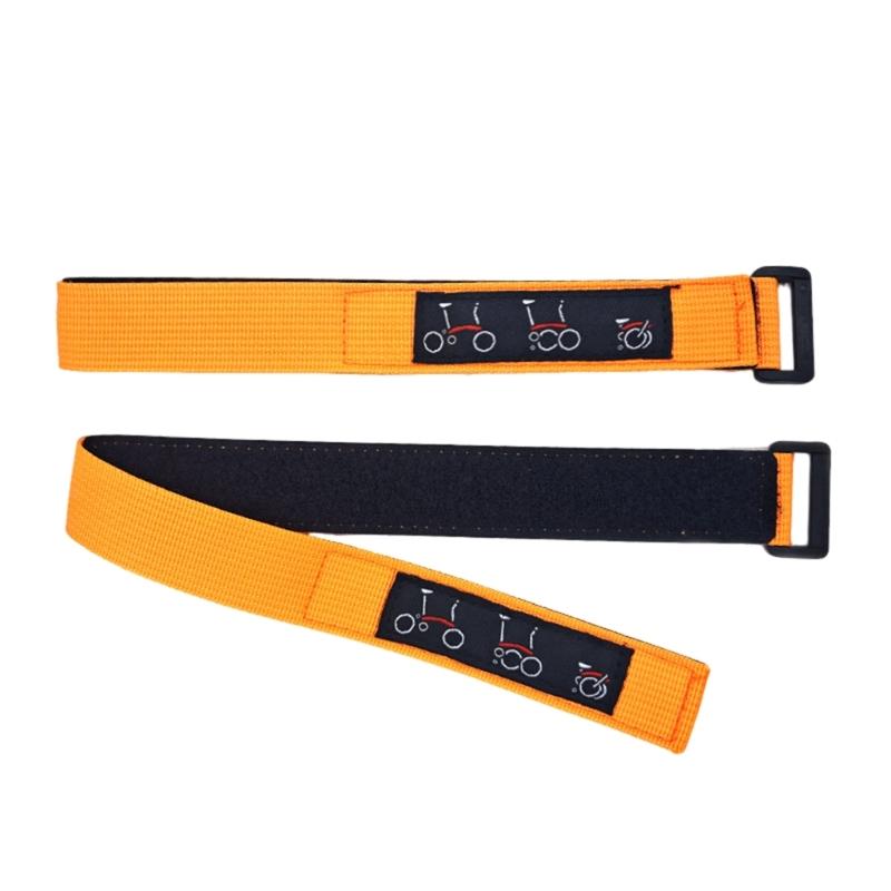 Folding Bike Binding Belt Cycling Wheel Stabilizers Quick Release Nylon Bicycles Frame Wheel Fixed Strap Easy to Use