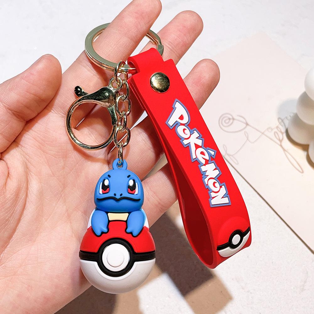 85 Styles Pokémon Pocket Monster Keychain Bag Decor Pikachu Desk Ornaments Car Key Chain Accessories Small Gift Between Friends
