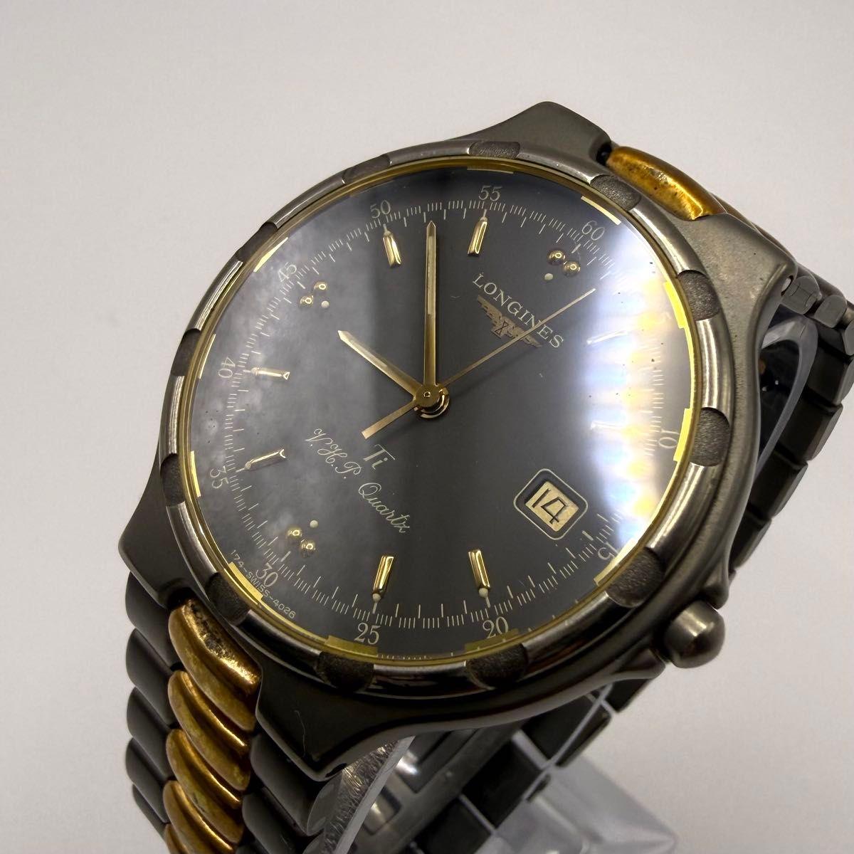 Used Final price reduction! [Operation/New Battery] LONGINES Longines Conquest Titanium Men s Watch TITANIUM Conquest