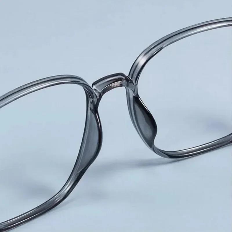 Blue Light Blocking Glasses Large Square Frame Computer Game Eye Protection Men Women Classic Anti Blue Light Plain Spectacles
