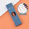 5pcs Retro Color Pen Set Triangular Barrel Vintage Purple Gray Brown Gel Ink Pens for Marker Liner Office School Supplies A6727
