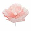 Hollow Design Artificial Flower 50cm Big Simulation Flower Silk Mesh Flower  Wedding Decoration