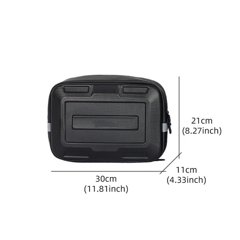 Motorcycle and electric bike front hanging bag back hanging bag Hard Shell Universal Front Fork Storage Organizer