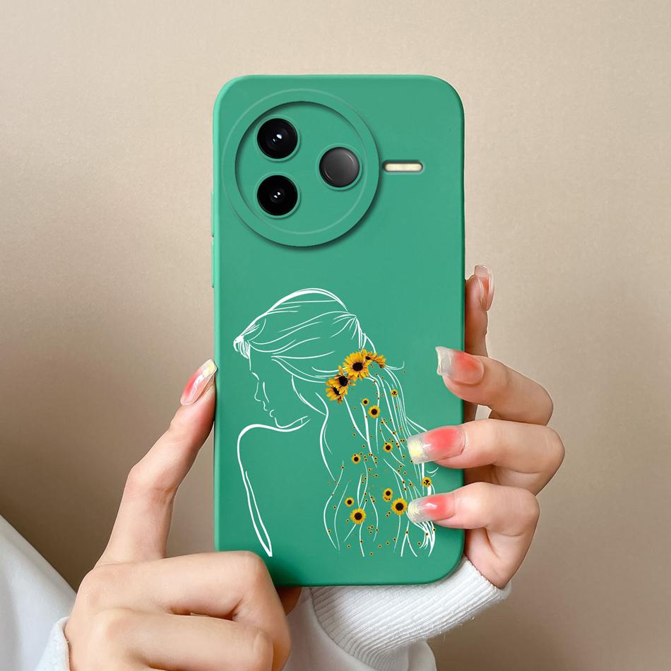 

For POCO F7 Pro Ultra Case Pretty Butterfly Soft High Quality Phone Case Liquid Silicone Camera Protection Shockproof Back Cover POCO F7 Pro