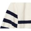 Uniqlo Striped High Neck Long Sleeve Knit Sweater Women Sweater Off-White 454697-01