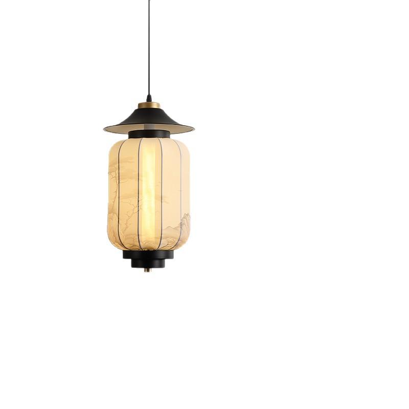 2026 Song Dynasty Aesthetic Pendant Light for Hallways, Dining Tables, and Tea Rooms