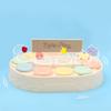 Carousel Automatic Rotating Cake Machine Lights Music Macarons Cupcakes Holder Revolving Plates Birthday Party Decoration