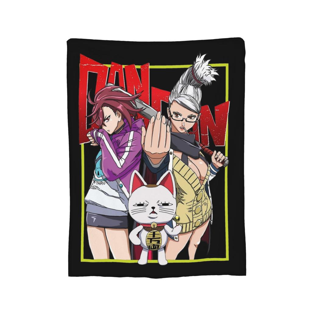 Turbo Granny Dandadan Anime Flannel Blankets  Creative Throw Blanket for Bed Sofa Couch 200x150cm Plush Thin Quilt,