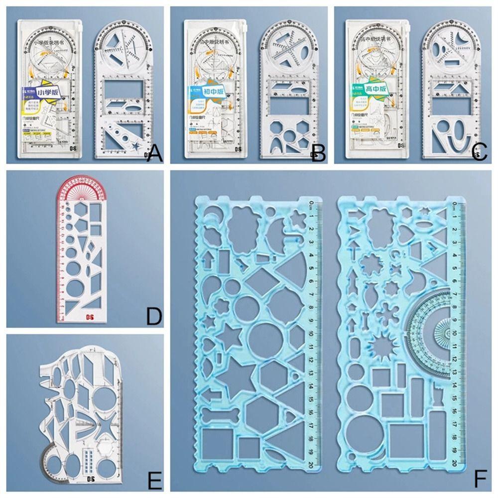 Kreslicí pravítka Geometrické pravítko Matematická kreslicí šablona Matematické pravítko Pro studenty