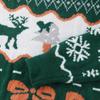 Women's Fashion Christmas Sweater Half Tall Neck Long Sleeve Sweater