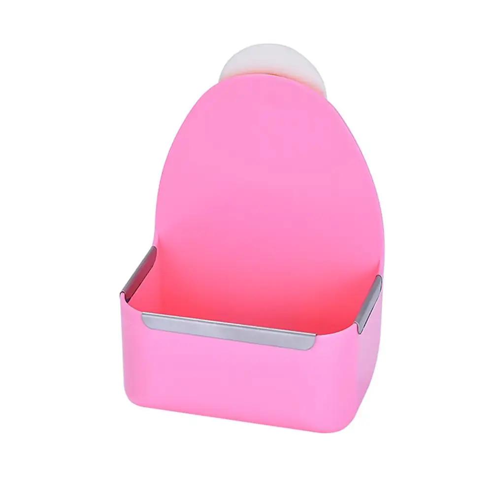 

Миска для корма для домашних животных Фиксированная Большой емкости Защищенная от падений Ударопрочная миска-дозатор для корма для кролика, морской свинки, аксессуары для домашних животных розовый