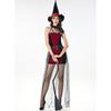 Alluring Witch Queen Costume For Women Featuring Comfortable Polyester Blend Fabric