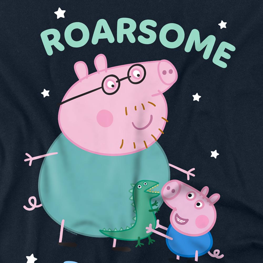 Peppa Pig Unisex Adult Roarsome Daddy Pig Long-Sleeved T-Shirt