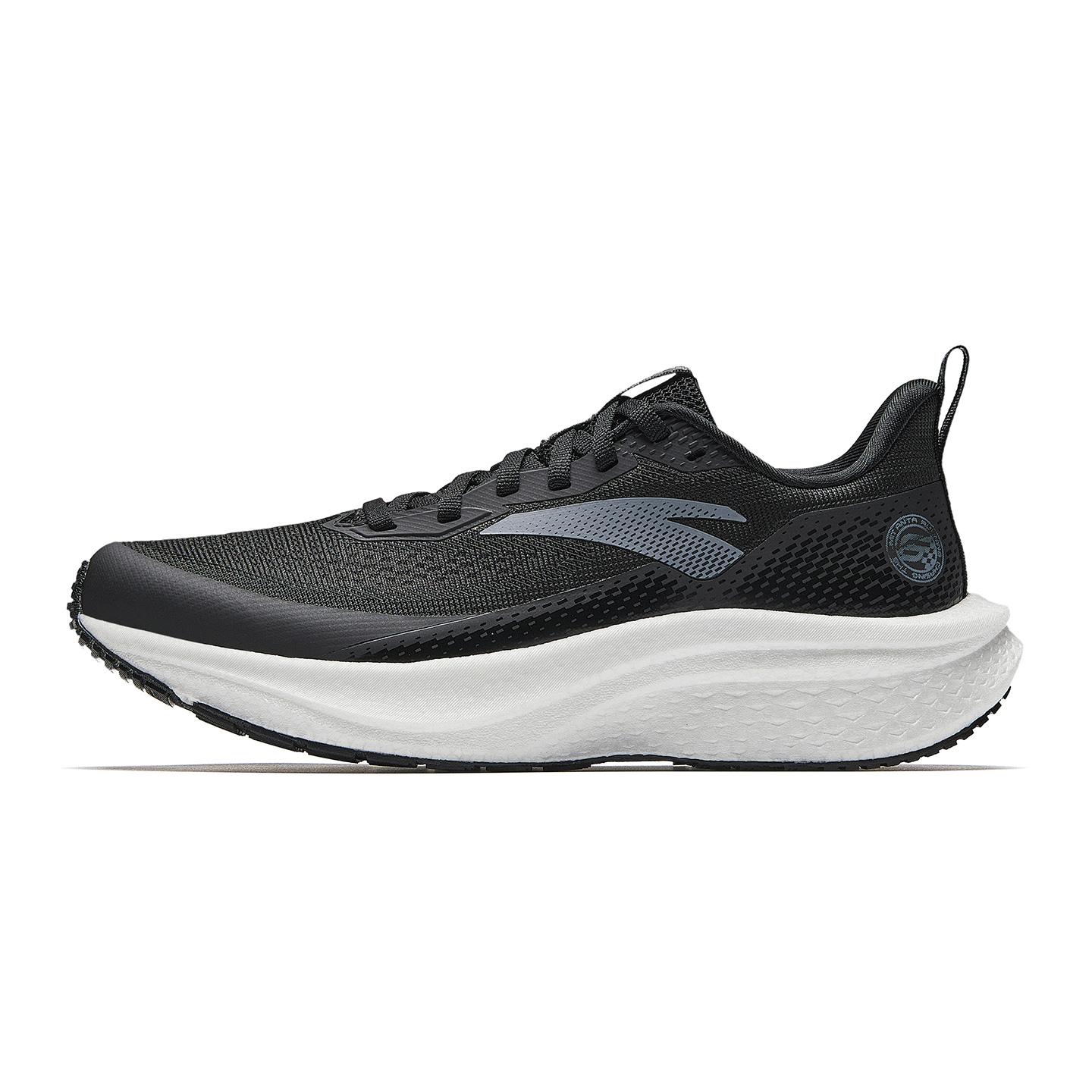 

Anta Mach 6SE Comfortable Fashion Slip-Resistant Durable Breathable Fabric Low-Top Running Shoes Kids sneaker Basic-Black 122625582-1 37.5