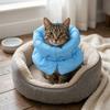 Waterproof Pet Elizabethan Collar Anti-Bite Adjustable Cat Anti Lick Collar Breathable Warm Cat Protection Collars