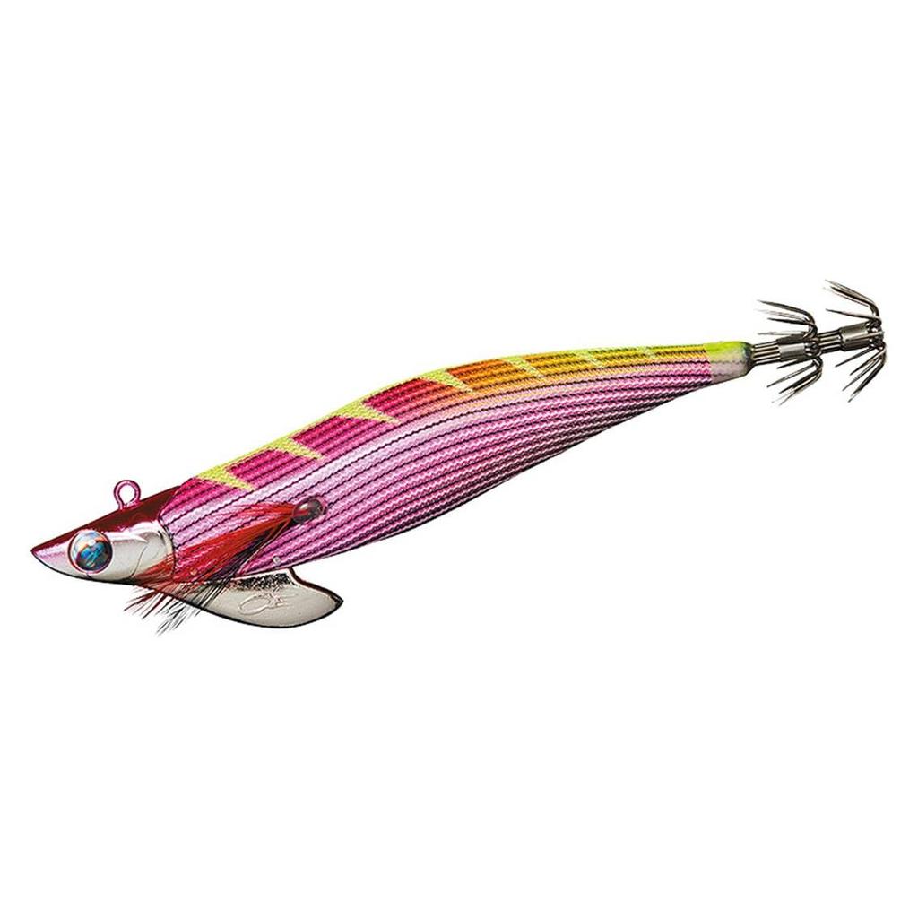 Daiwa Emeraldas Boat II RV Yellow 3.0 Egi, 25g, Pink-Striped Pink, Orange,